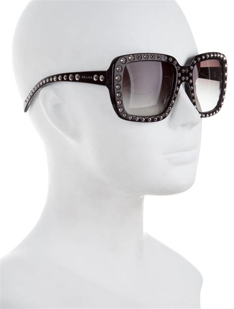 prada studded sunglasses square|sunglasses Prada original.